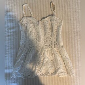 Lilly Pulitzer Cream Lace Tank Top